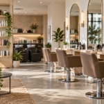 Modern kuaför ve güzellik salonu